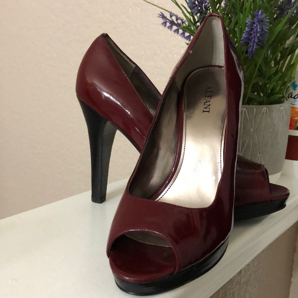 ✨🌟ALFANI BURGUNDY HEELS